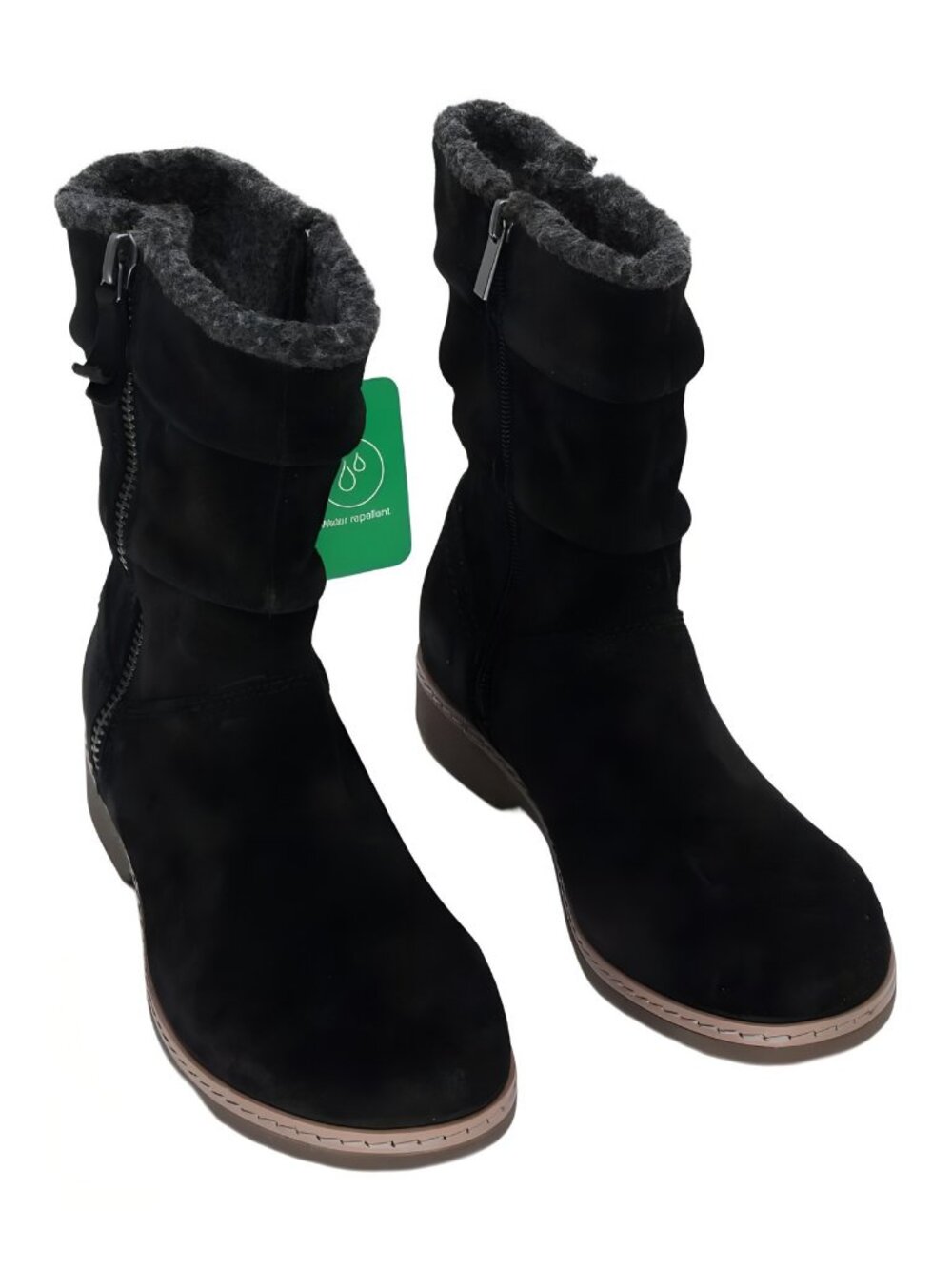 Earth Womens's Hyland Cozy Water Repellent Boots Black Size 7.5M